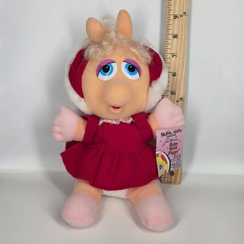 VINTAGE 1980s RARE MCDONALD’S x JIM HENSON MUPPET BABY MISS PIGGY PLUSH – 9